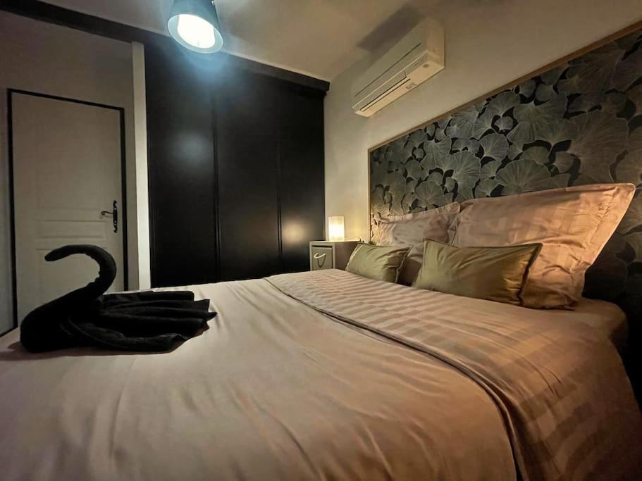 Charme Urbain Sous Les Toits-Terrasse/Clim/Parking Apartment Beziers Bagian luar foto